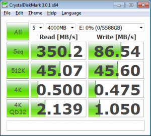 BIOS RAID5 x3 WriteThru - down 1 drive