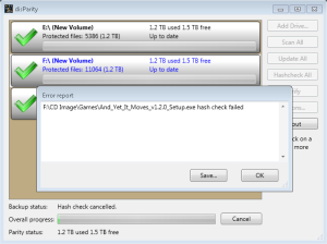 disParity 0.31 Verify Failed